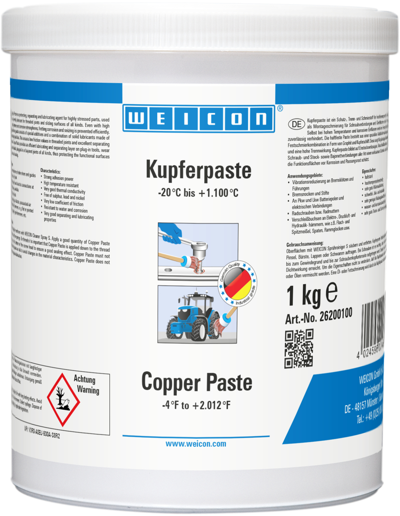 Koperpasta | Smeer- en losmiddelpasta op basis van koper Koperpasta | Smeer- en losmiddelpasta op basis van koper