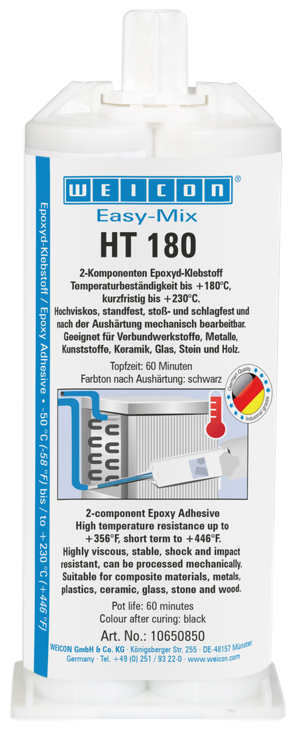 Easy-Mix HT 180 | Epoxylijm bestand tegen hoge temperaturen tot 180°C