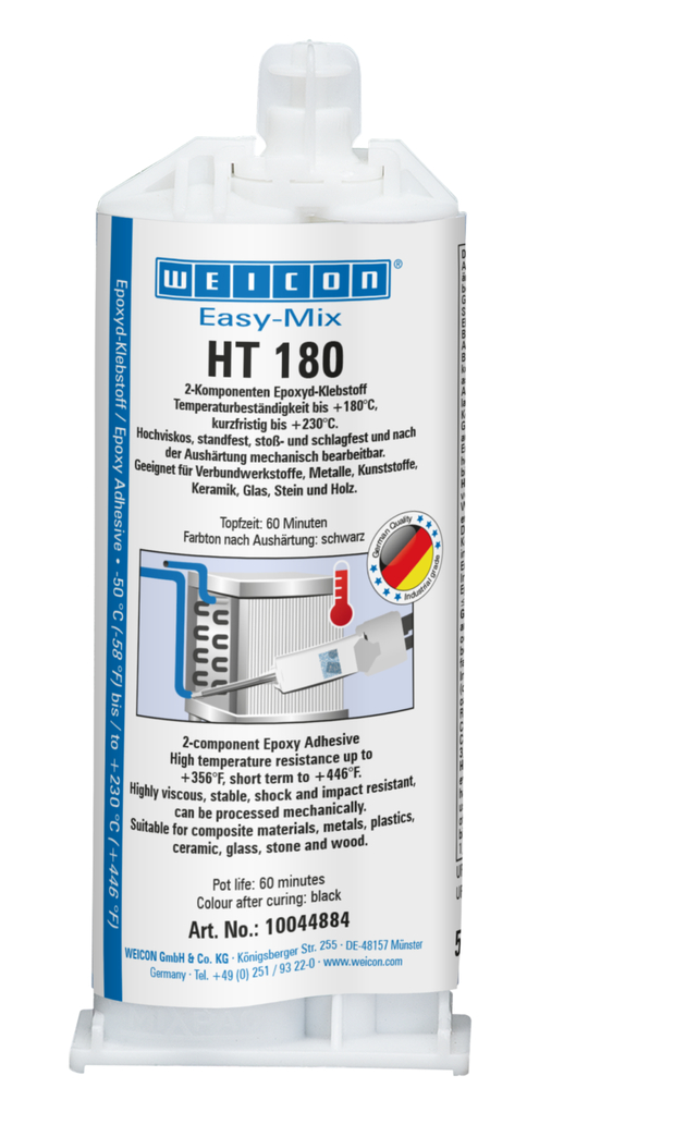 Easy-Mix HT 180 | Epoxylijm bestand tegen hoge temperaturen tot 180°C