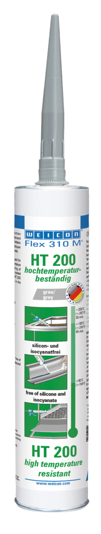 Flex 310 M® HT 200 | Lijm en afdichtmiddel met hoge aanvangshechting - ideaal voor poedercoating en hittebestendig tot 200 °C Flex 310 M® HT 200 | Lijm en afdichtmiddel met hoge aanvangshechting - ideaal voor poedercoating en hittebestendig tot 200 °C