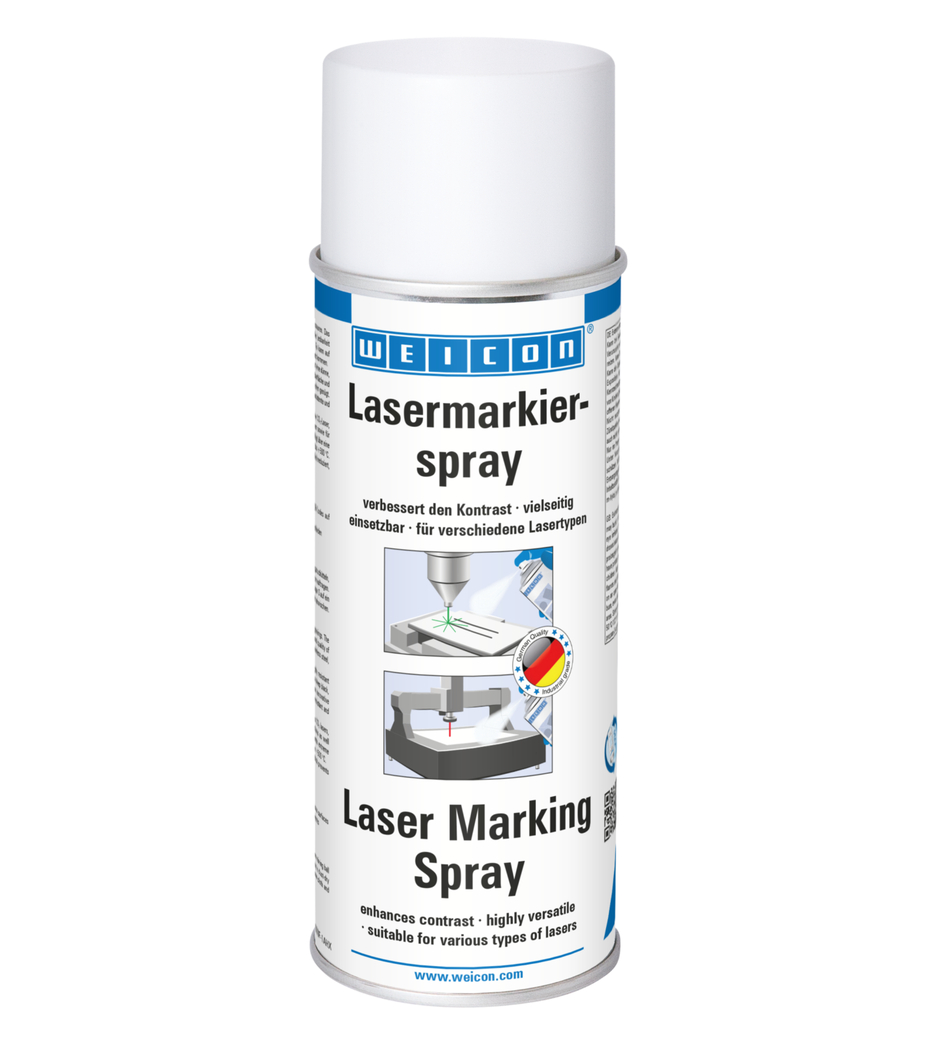 WEICON Lasermarkeerspray | Speciale spray om het contrast van lasergravures te verhogen