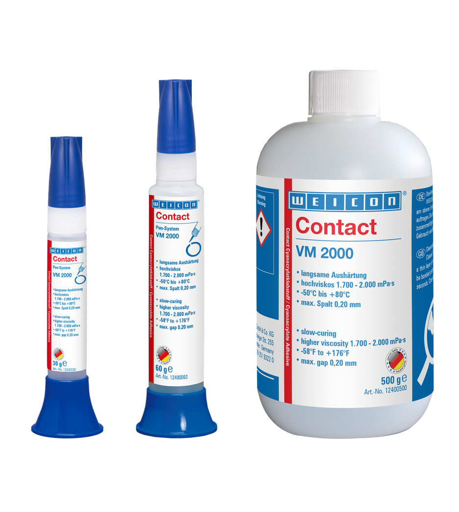VM 2000 Cyanoacrylaatlijm | superlijm met lage viscositeit voor metaal