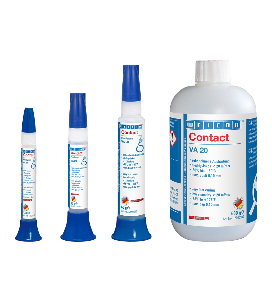 VA 20 Cyanoacrylaatlijm | Superlijmen voor de voedingssector, kunststoffen en rubber