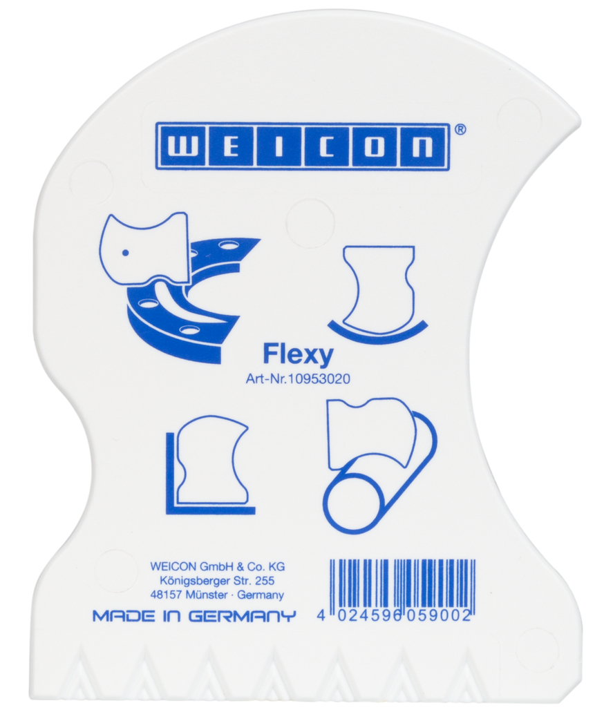 Contourspatel Flexy | Speciaal gevormde spatel voor het gericht uitwerken van contouren Contourspatel Flexy | Speciaal gevormde spatel voor het gericht uitwerken van contouren