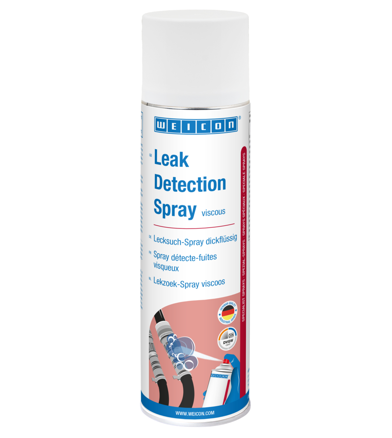 Lekzoek-Spray viscoos | Scheuren en lekken in gasleidingen opsporen