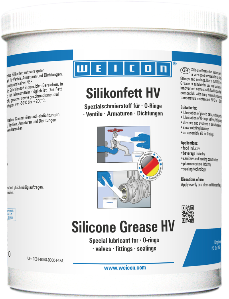Silicoonvet HV | Voedselveilig smeervet