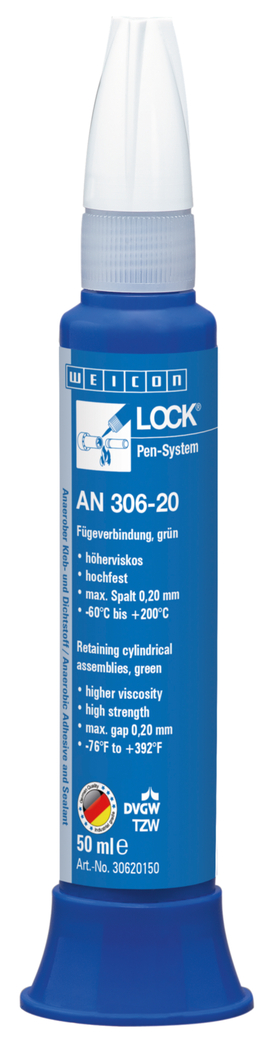 WEICONLOCK® AN 306-20 | Bestand tegen hoge sterkte, hoge temperatuur, met drinkwatergoedkeuring
