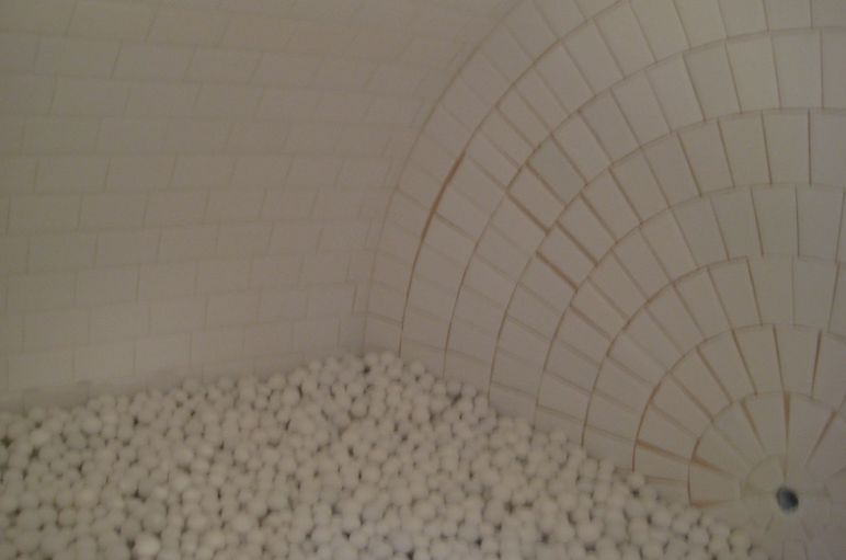 Witte molen van binnen