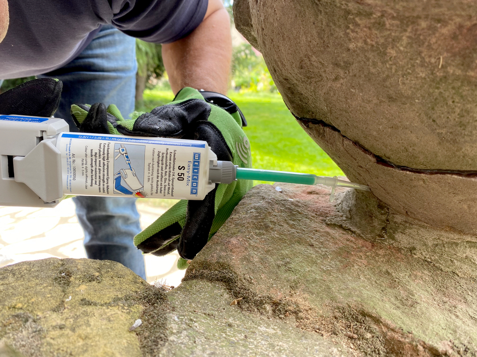 Easy-Mix S 50 | Hoge temperatuurbestendige epoxyharslijm voor snelle reparatie- en onderhoudswerkzaamheden