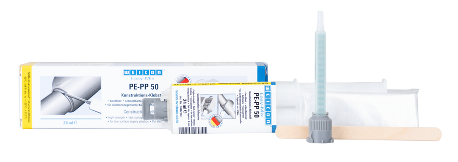 Easy-Mix PE-PP 50 Acrylaat structuurlijm | Synthetische lijm op basis van methlacrylaat voor speciale kunststoffen