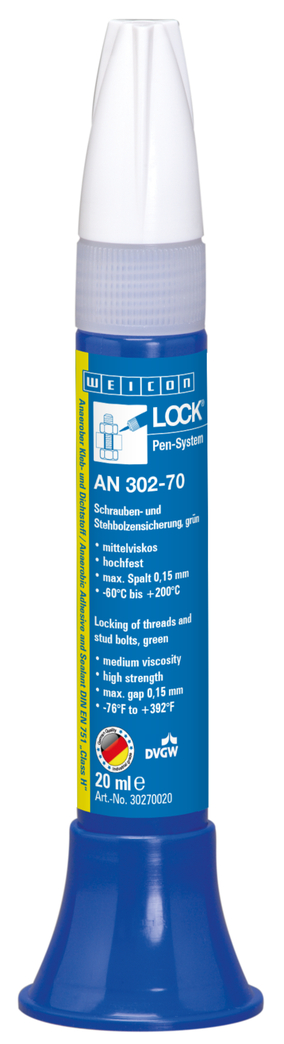 WEICONLOCK® AN 302-70 | Hoge sterkte, gemiddelde viscositeit, met drinkwatergoedkeuring