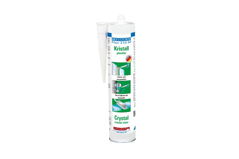 Flex 310 M® Kristal | Elastische MS lijm op polymeerbasis in persverpakking voor werken zonder vermoeidheid Flex 310 M® Kristal | Elastische MS lijm op polymeerbasis in persverpakking voor werken zonder vermoeidheid