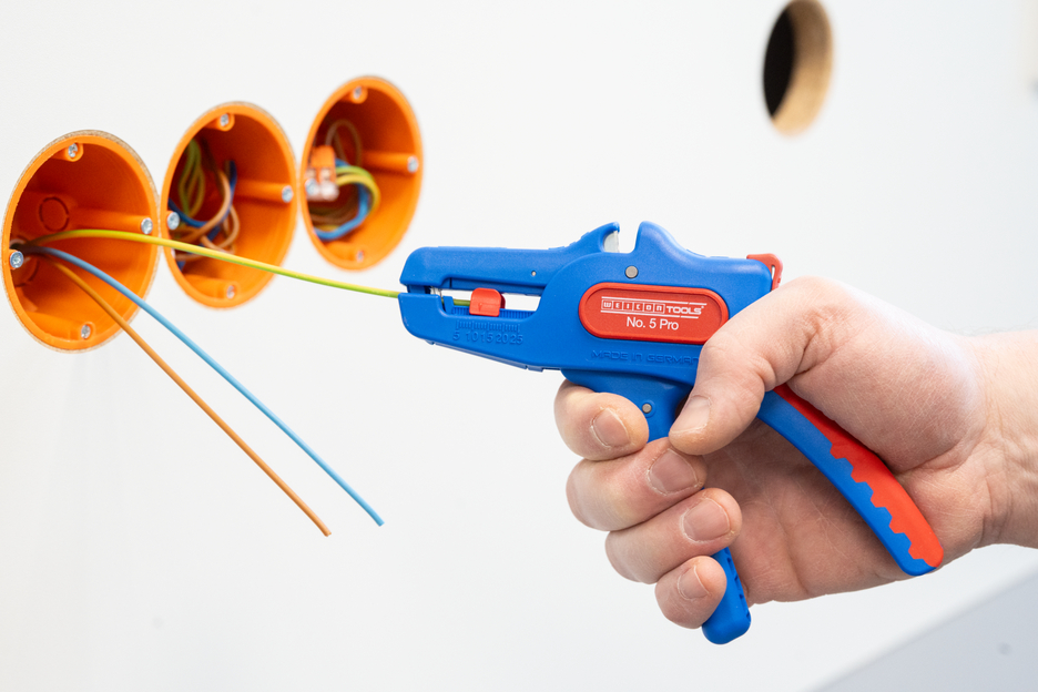 Afstriptang No. 5 Pro | voor alle gangbare flexibele en massieve geleiders | werkgebied 0,2 - 16,0 mm²