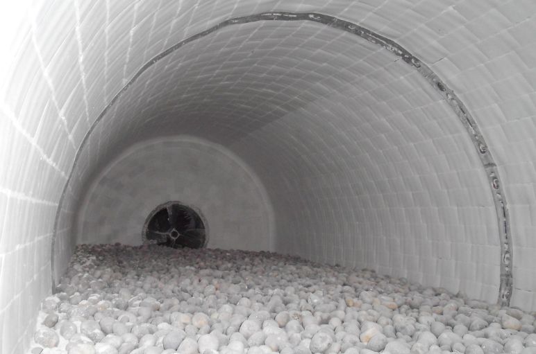 Witte molen van binnen