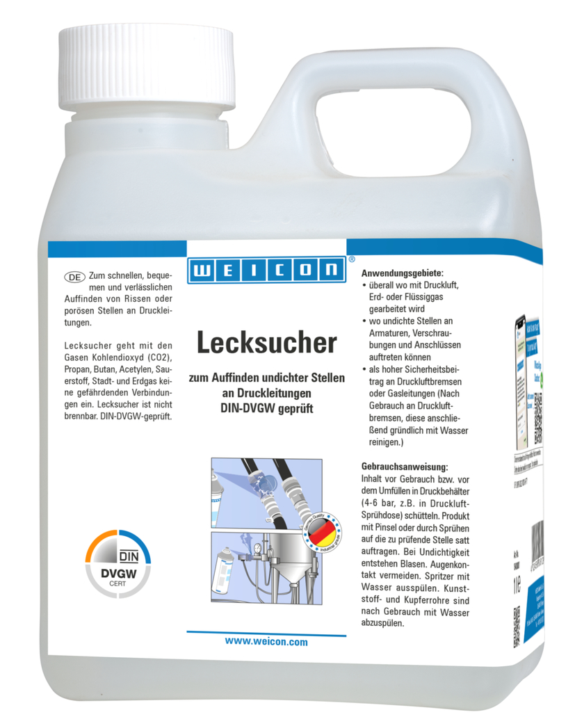 Lekzoeker | voor het opsporen van scheuren in drukleidingen