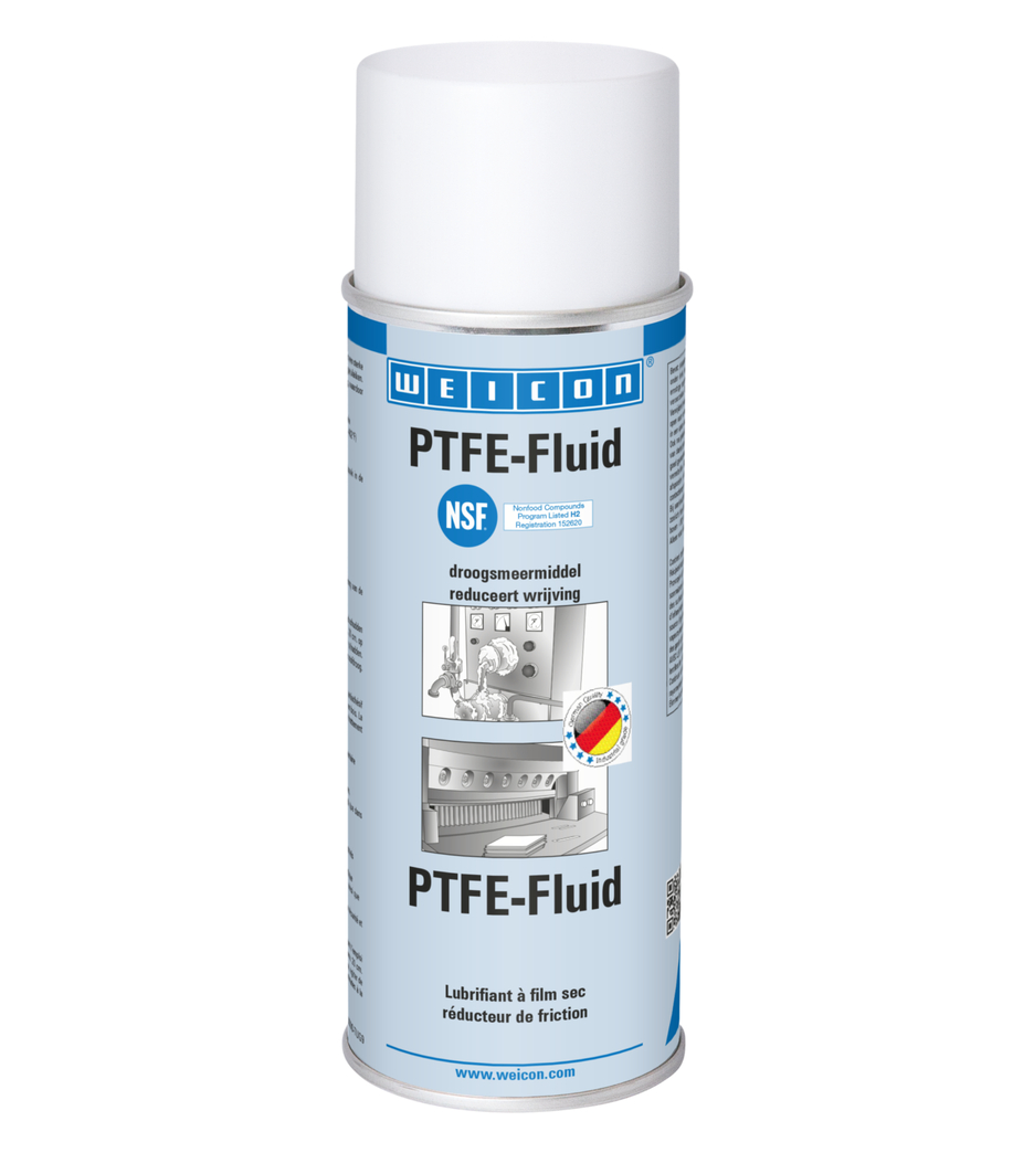 PTFE-Fluid | Vetvrij droogsmeermiddel voor de voedingssector NSF H2
