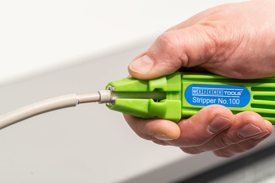 Quadro stripper No. 100 Groene lijn | Duurzaam afbijtgereedschap I Multifunctionele afbijtgereedschap I Werkbereik afbijt 0,5 - 16 mm² I Afbijt 4 - 13 mm Ø