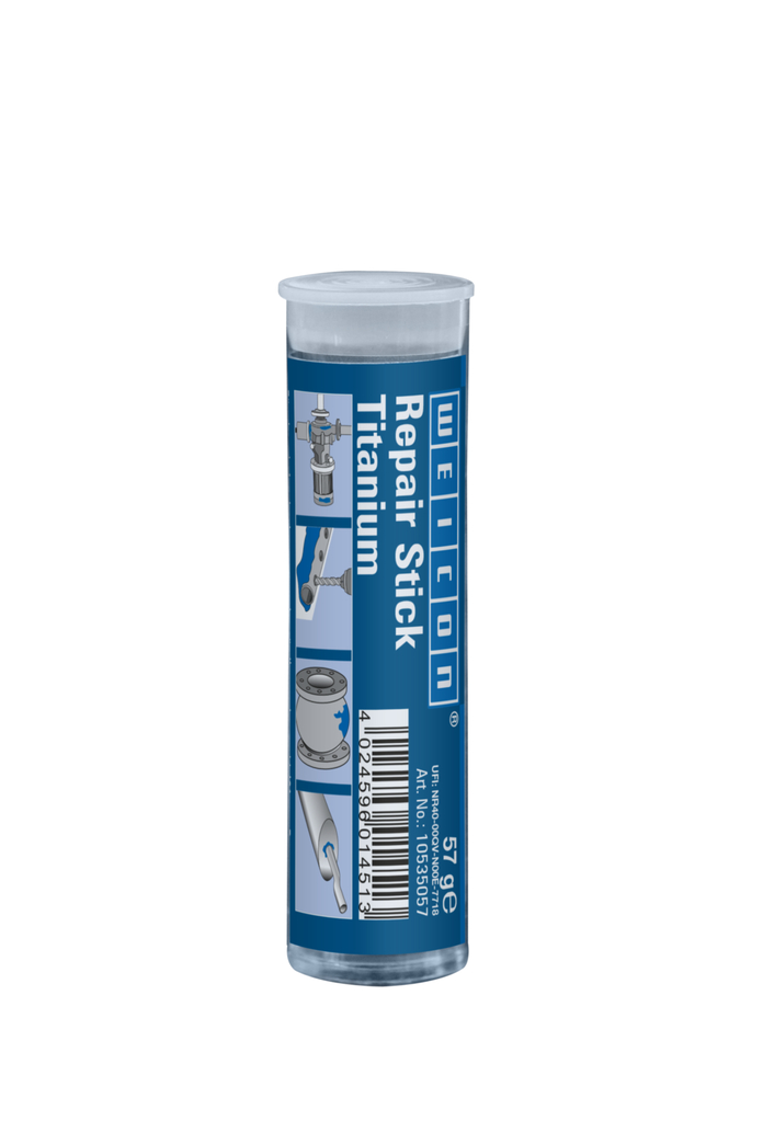Repair-Stick Titanium | Reparatieplamuur, hoogtemperatuurbestendig