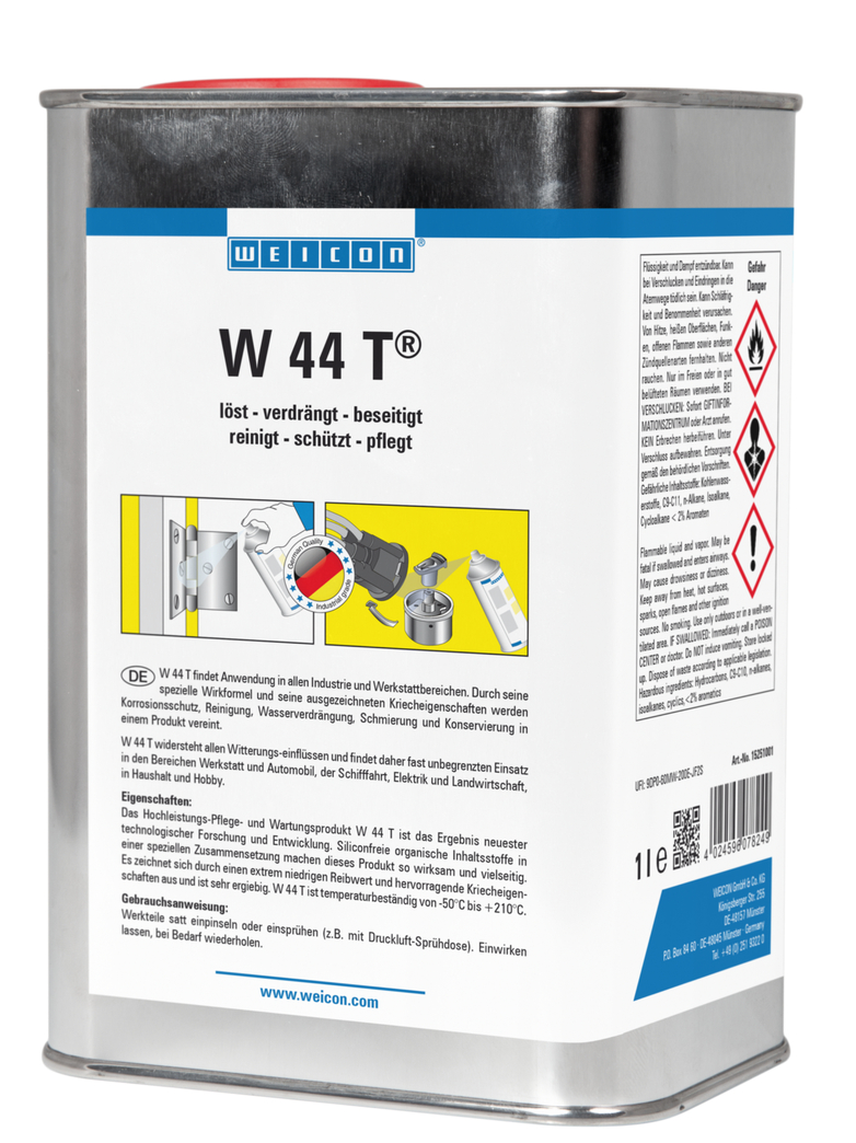 W 44 T® | Smerende en multifunctionele olie met 5-voudig effect