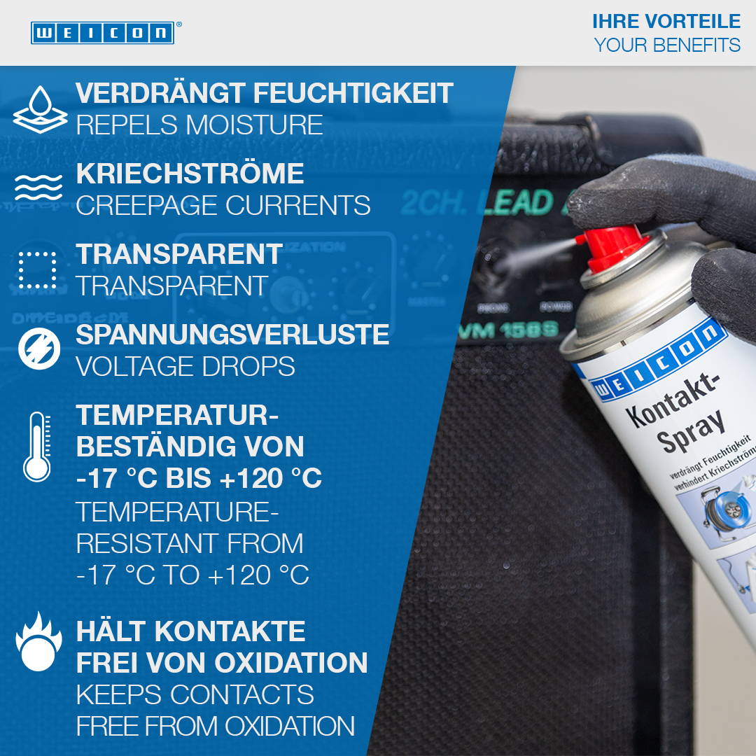 Contactspray | Verzorging en bescherming van elektronische contacten