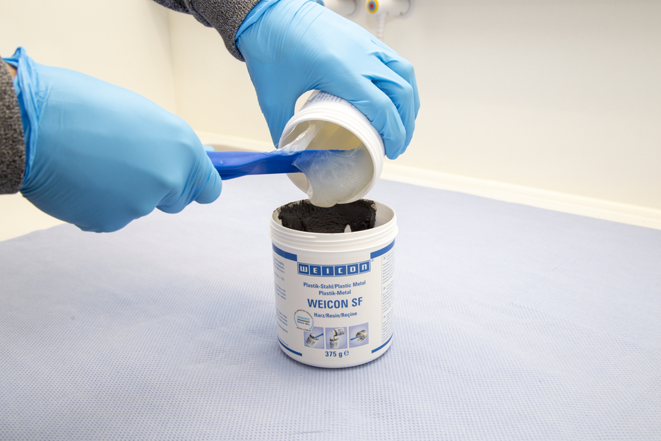 WEICON SF | Met staal gevuld epoxyharssysteem voor reparatie en spuitgieten DNV-gecertificeerd