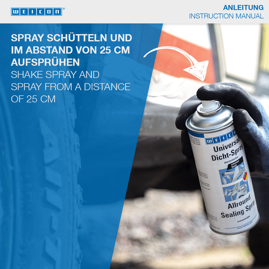 Allround Afdichtspray | Spuitbare kunststof voor afdichting