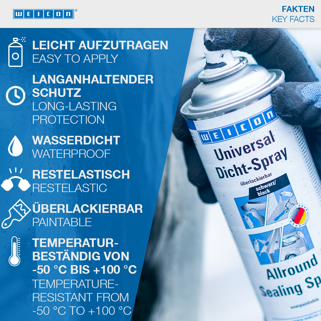Allround Afdichtspray | Spuitbare kunststof voor afdichting