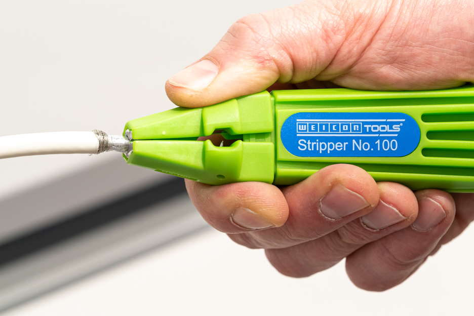 Quadro stripper No. 100 Groene lijn | Duurzaam afbijtgereedschap I Multifunctionele afbijtgereedschap I Werkbereik afbijt 0,5 - 16 mm² I Afbijt 4 - 13 mm Ø