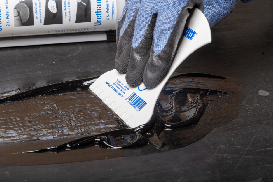 Belt Repair-Kit | Polyurea reparatie- en coatingmassa voor rubberen oppervlakken, werkpakket