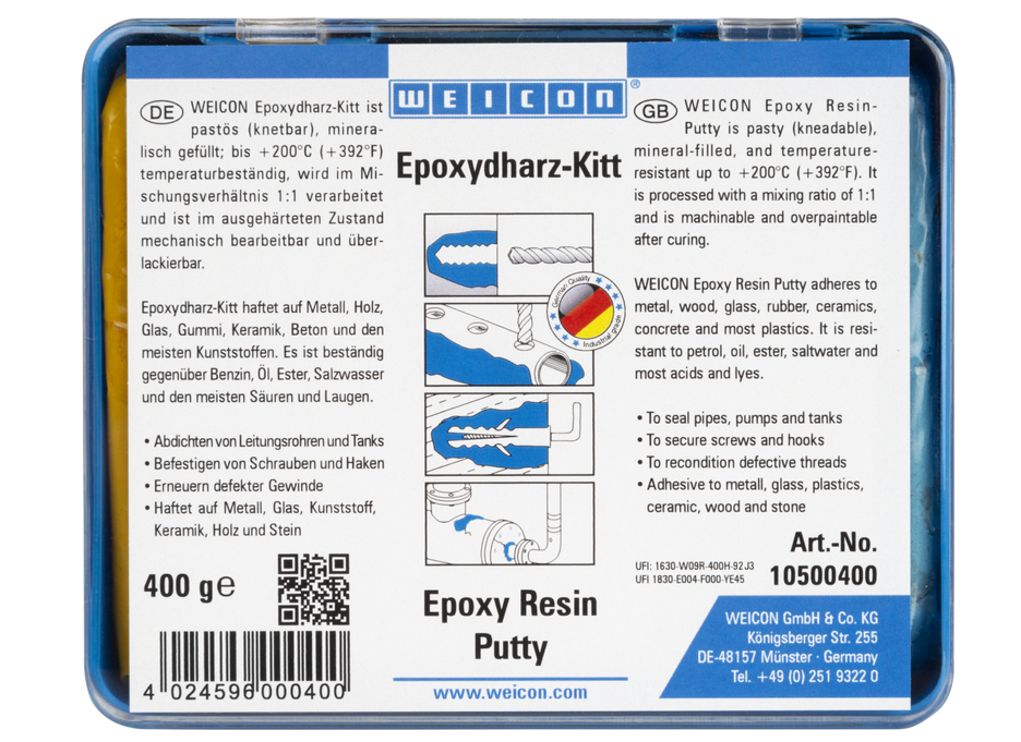Epoxyharskit | kneedbare universele reparatiemassa