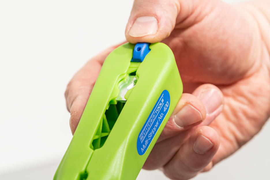 Multi-Stripper No. 400 Green Line | Duurzame stripper, multifunctionele stripper, werkbereik strippen 0,5 - 6,0 mm² / strippen 8 - 13 mm Ø