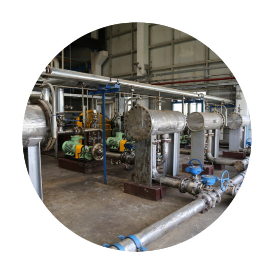 Energiecentrale van binnenuit