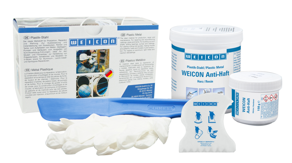 WEICON Anti-Stick | Verspuitbaar epoxyharssysteem voor slijtagebescherming met antikleefeigenschappen