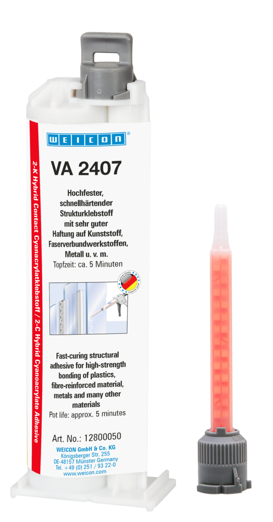VA 2407 Cyanoacrylaatlijm | 2C cyanoacrylaat, hoge spleetoverbrugging VA 2407 Cyanoacrylaatlijm | 2C cyanoacrylaat, hoge spleetoverbrugging