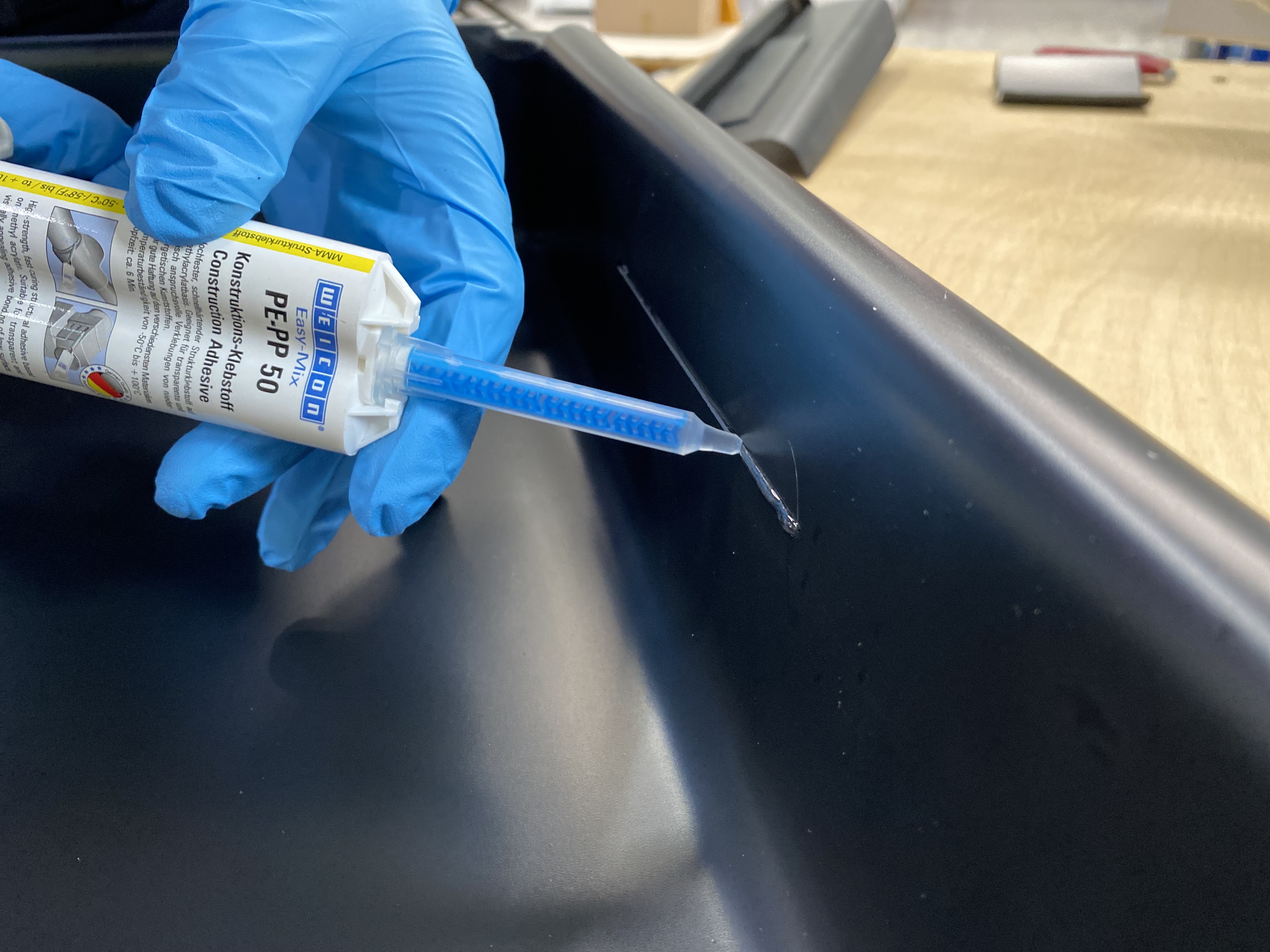 Easy-Mix PE-PP 50 Acrylaat structuurlijm | Synthetische lijm op basis van methlacrylaat voor speciale kunststoffen