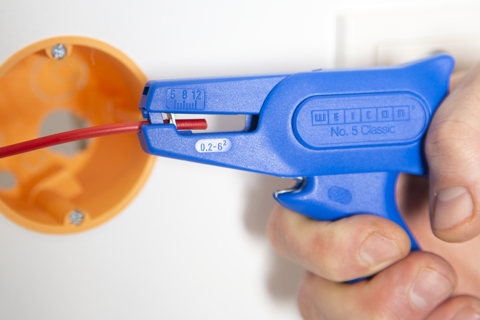Classic‑set Tools | Elektrische installatieset met draadstripper | kabelmes en hendel