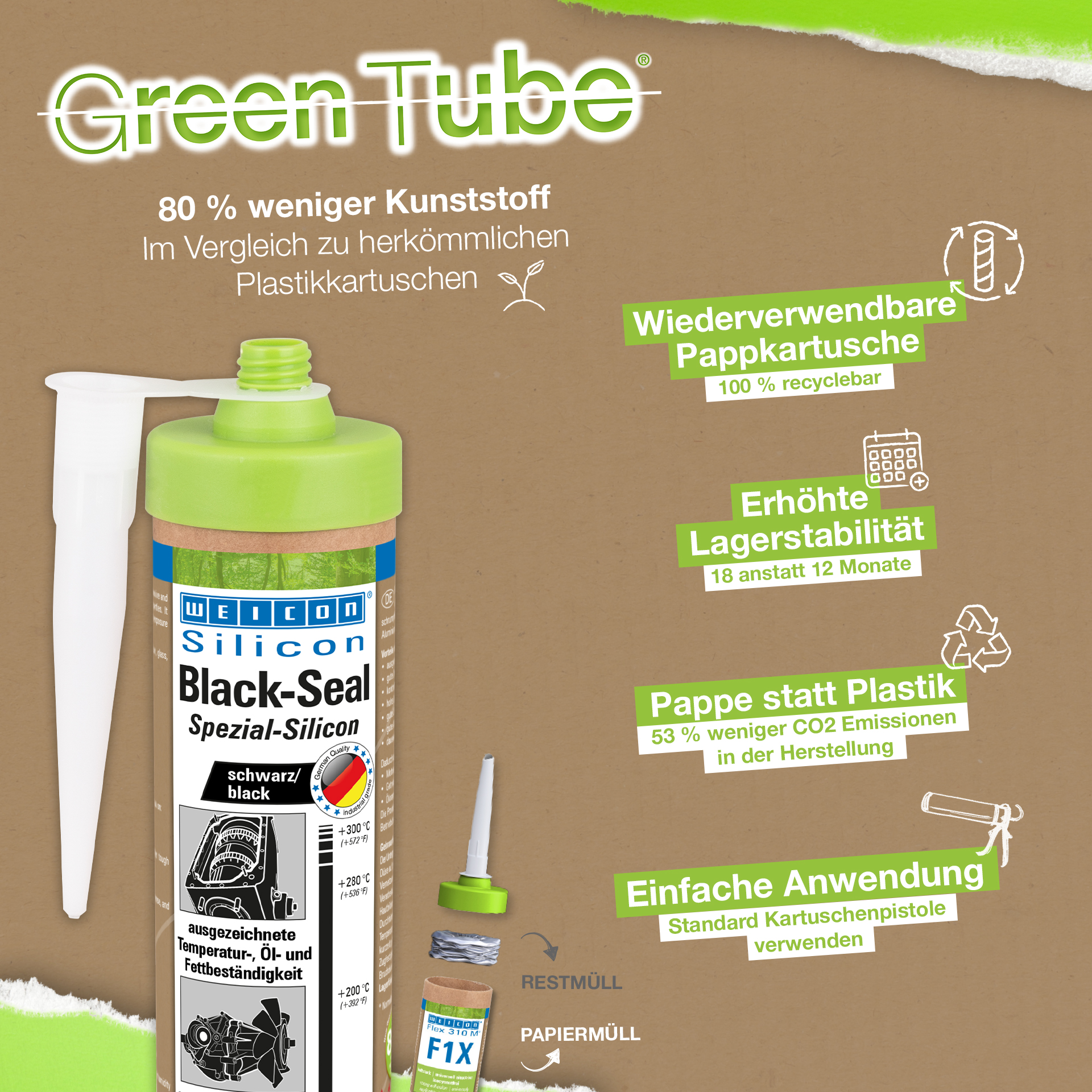 Black-Seal | Blijvend elastisch afdichtingsmiddel voor olie- of vetbestendige ruimtes
