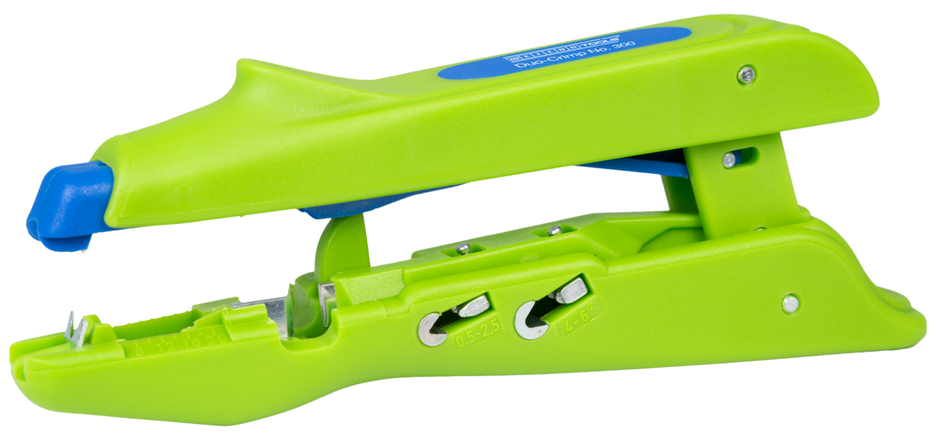 Duo-Garnaal No. 300 Green Line  | Duurzame striptang, voor strippen en krimpen, werkbereik 0,5 mm² - 6,0 mm²
