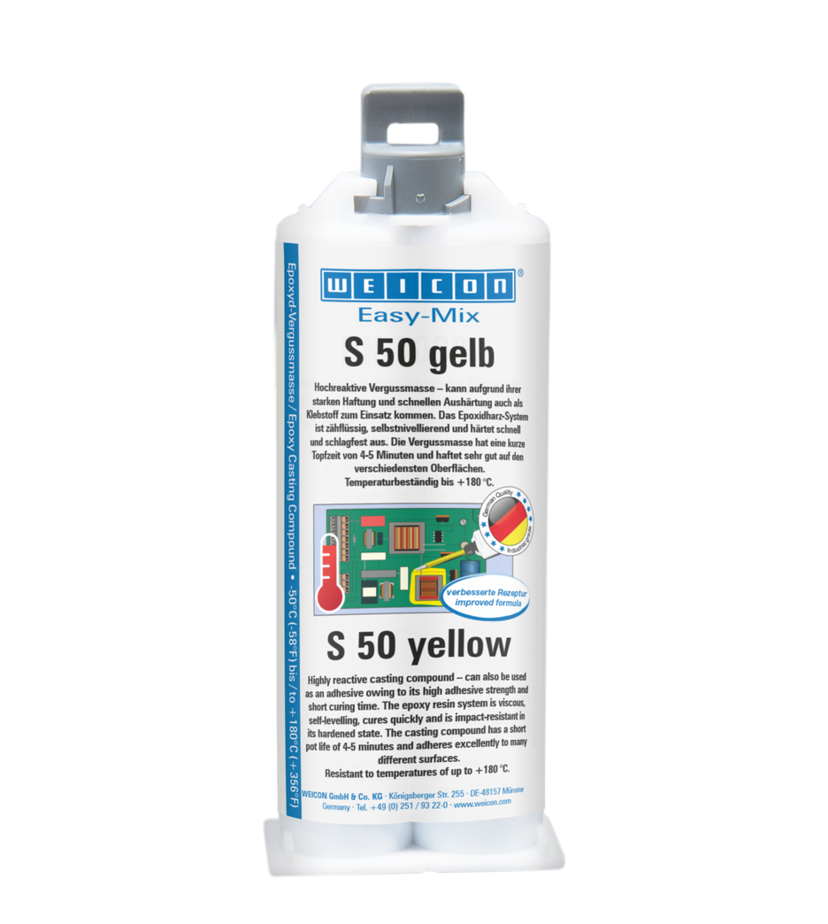 Easy-Mix S 50 geel | hittebestendige epoxy gietmassa