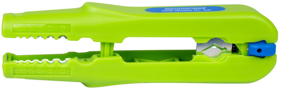 Multi-Stripper No. 400 Green Line | Duurzame stripper, multifunctionele stripper, werkbereik strippen 0,5 - 6,0 mm² / strippen 8 - 13 mm Ø