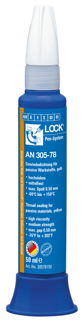 WEICONLOCK® AN 30578 | voor passieve materialen, gemiddelde sterkte, met drinkwatergoedkeuring