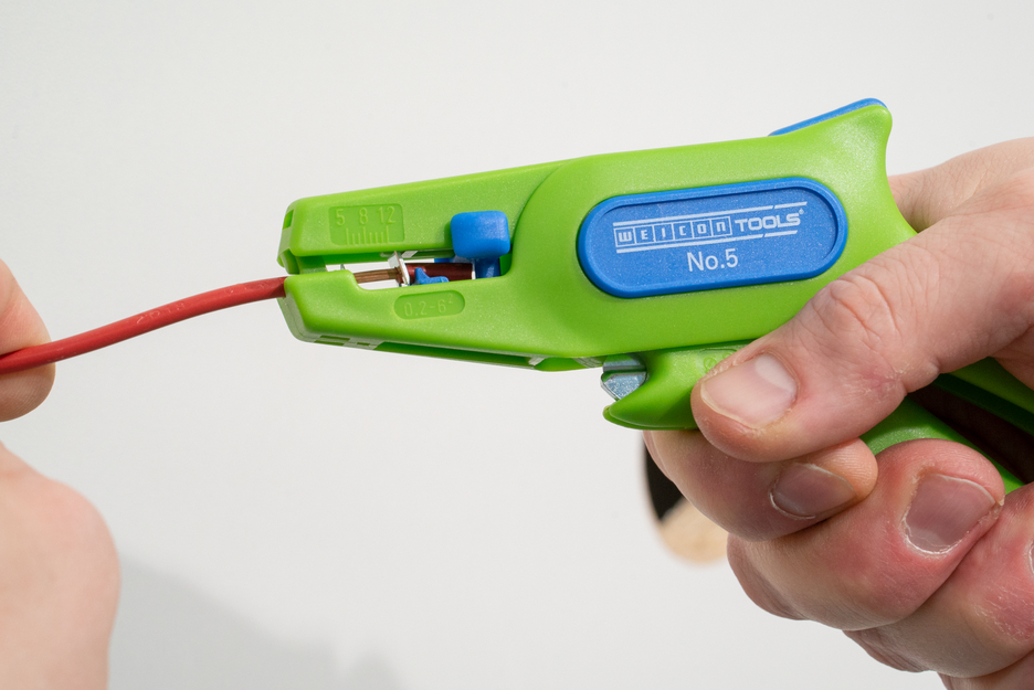 Striptang No.5 Green Line | Automatische triptang voor alle gangbare flexibele en massieve draden (0,2 – 6,0 mm²)