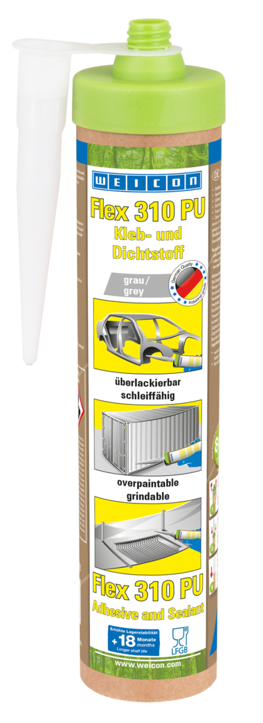 Flex 310 PU | Blijvend elastische lijm en afdichtmiddel op polyurethaanbasis