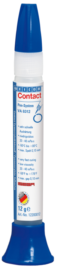 VA 8312 Cyanoacrylaatlijm | Superlijmen voor de voedingssector en EPDM-elastomeren en rubber