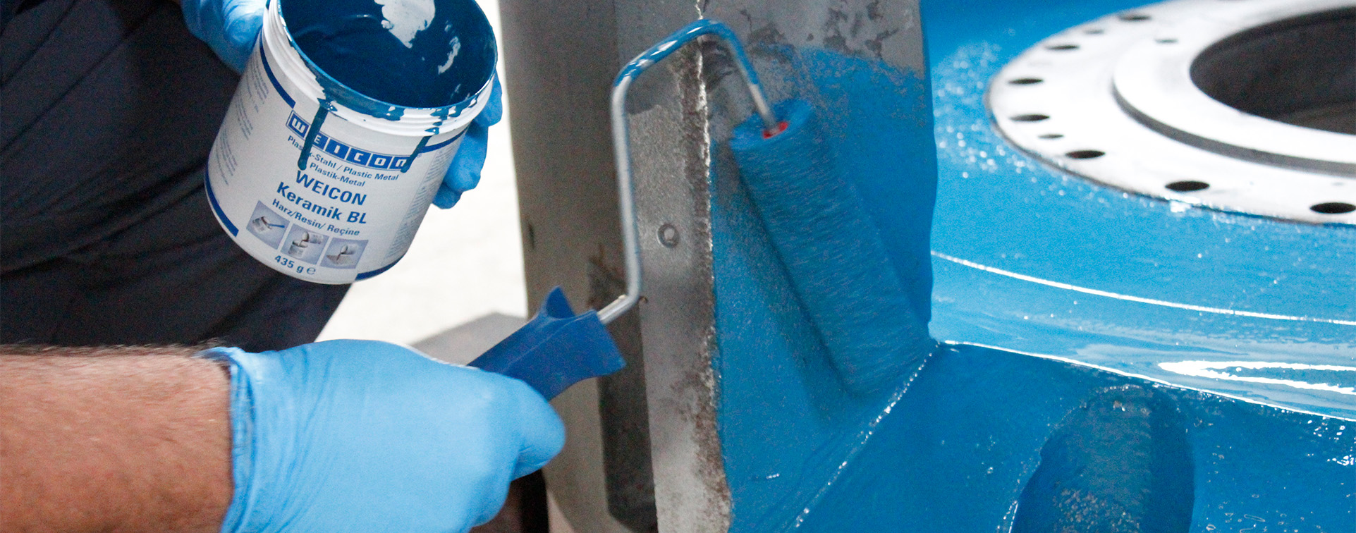 Auftrag Epoxidharz-System Weicon Keramik BL Auftrag Epoxidharz-System Weicon Keramik BL