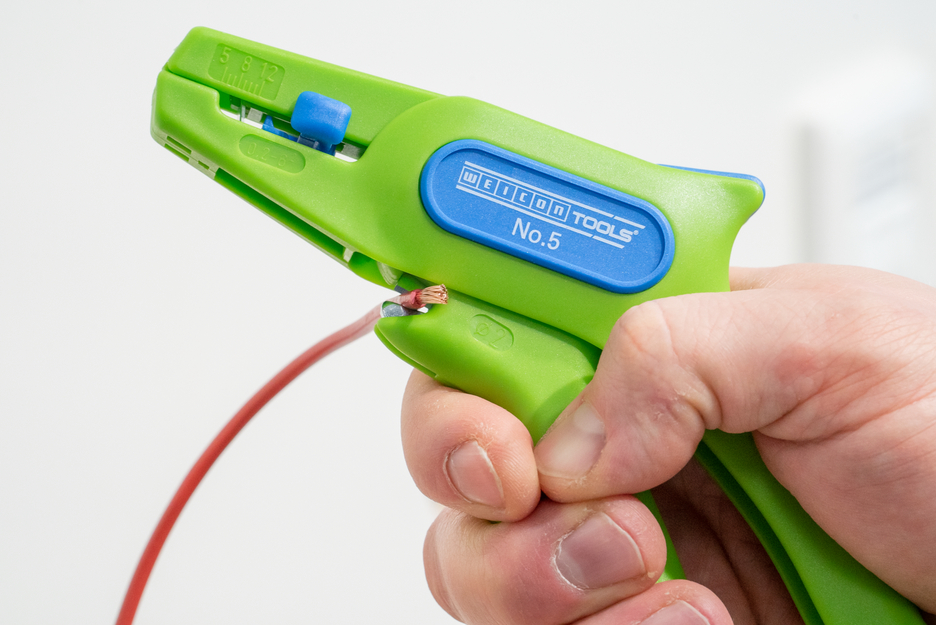 Striptang No.5 Green Line | Automatische triptang voor alle gangbare flexibele en massieve draden (0,2 – 6,0 mm²)