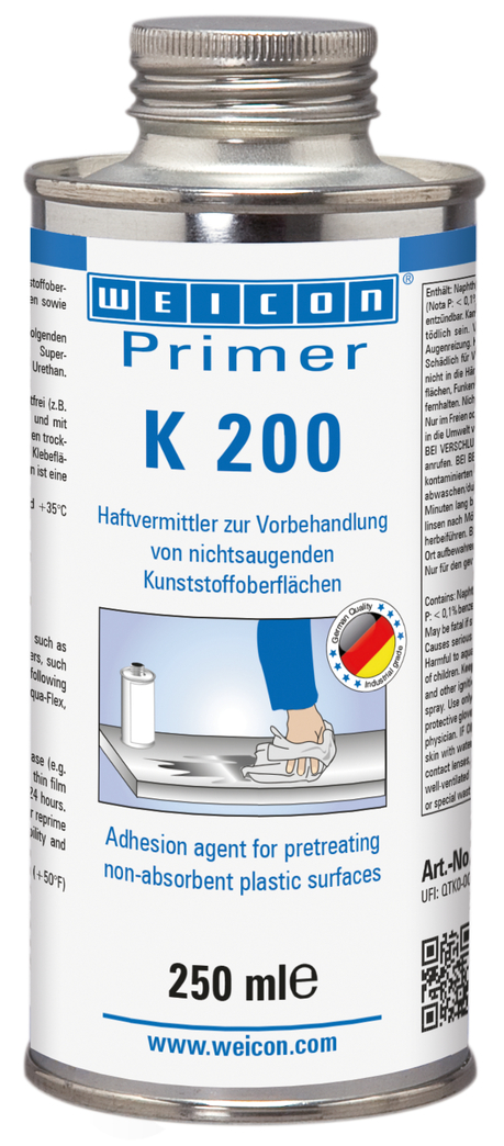 Primer K 200 | Hechtmiddel voor niet-absorberende kunststof oppervlakken